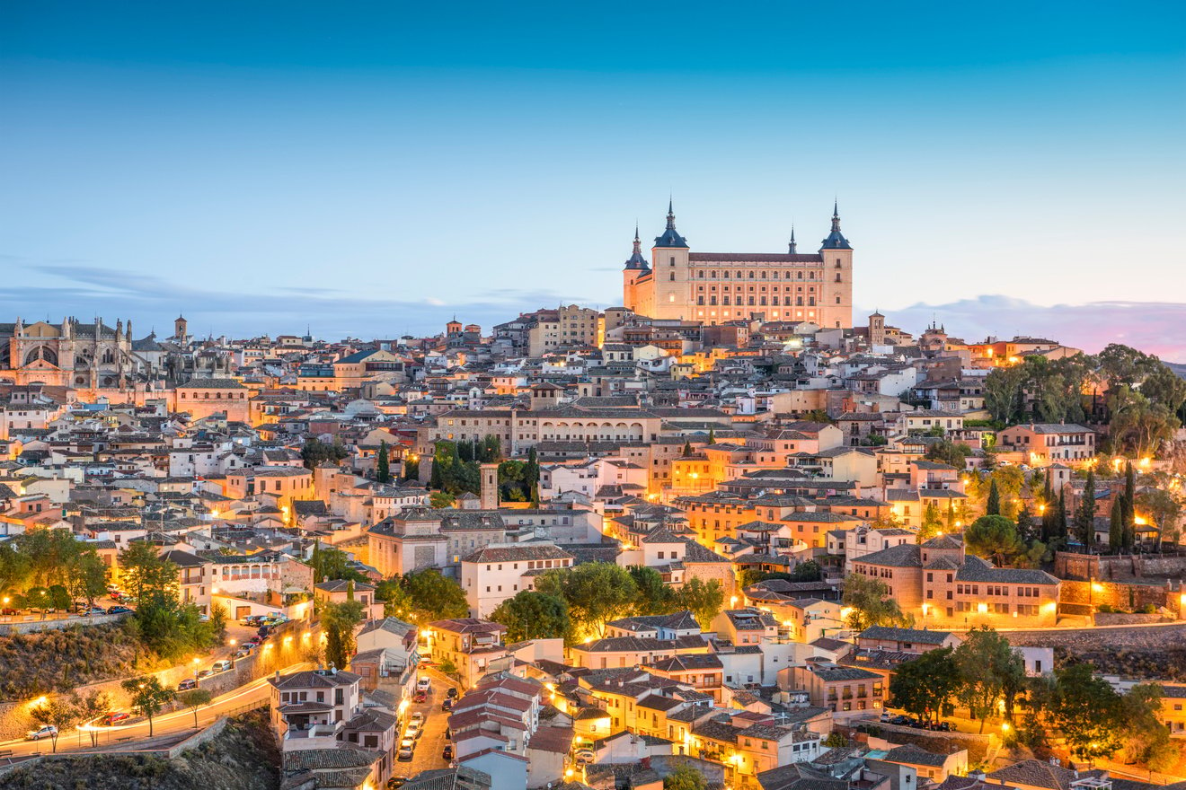 Toledo, Spain Town Skyline