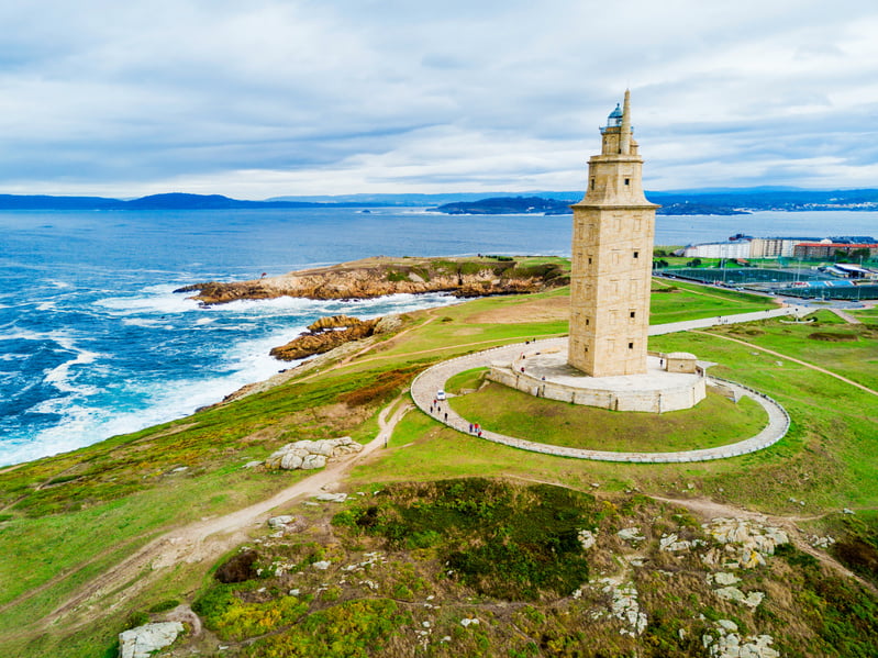 Tower of Hercules Torre in a Coruna