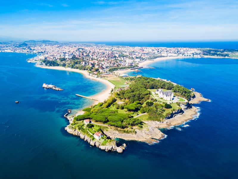 Santander City Aerial View